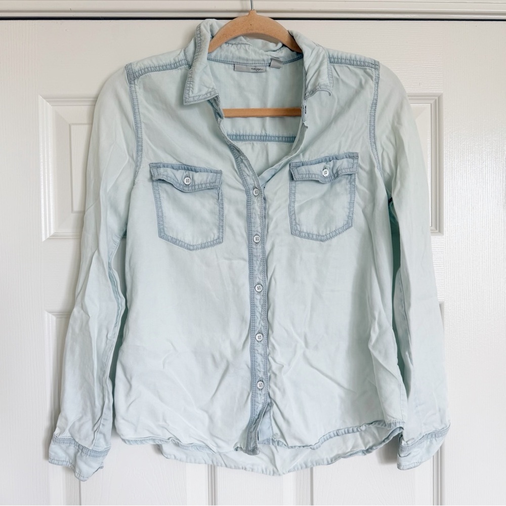 Halogen Denim Button Down
